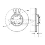 TOMEX Brakes Bremsscheibe